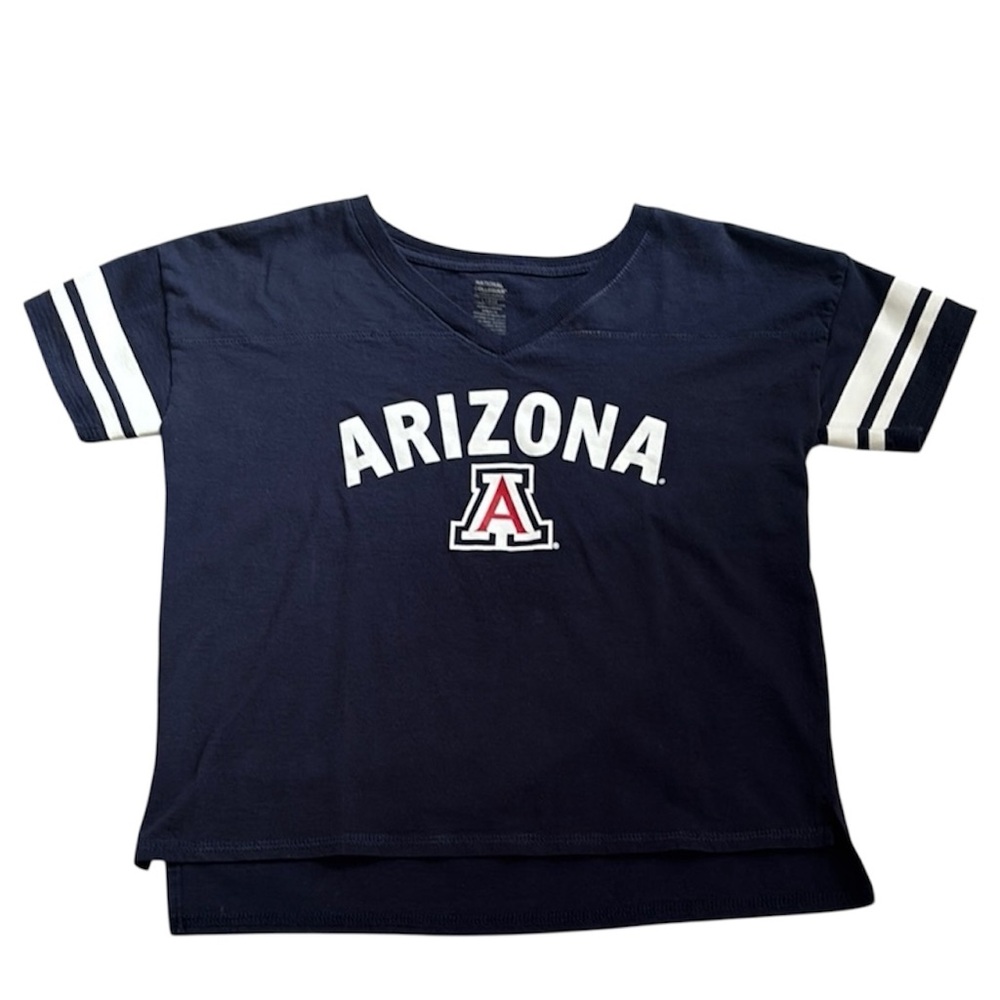 National Collegian Blue, White & Red University Of Arizona T-Shirt